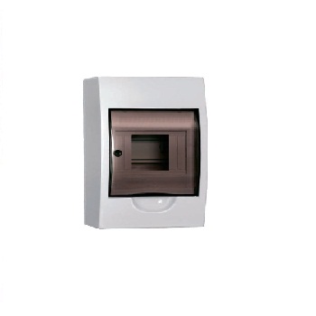 Щит распределительный IEK KREPTА навесной ЩРн-П-8 IP41 пластиковый белый прозрачная дверь