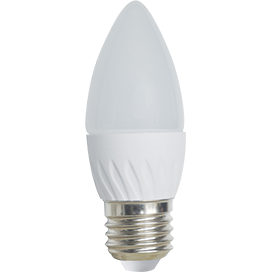 Лампа св.диод.C7TW60ELC EcolaLight candle LED E27 6,0W2700 100*37