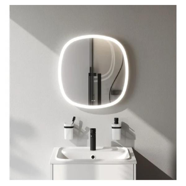 Зеркало универсальное с контурной Led подсветкой, ИК-сенсором, квадрат, 55