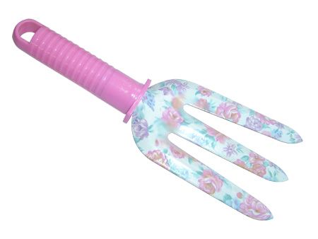 Вилка посадочная пластиковая ручка Ситцевый сад