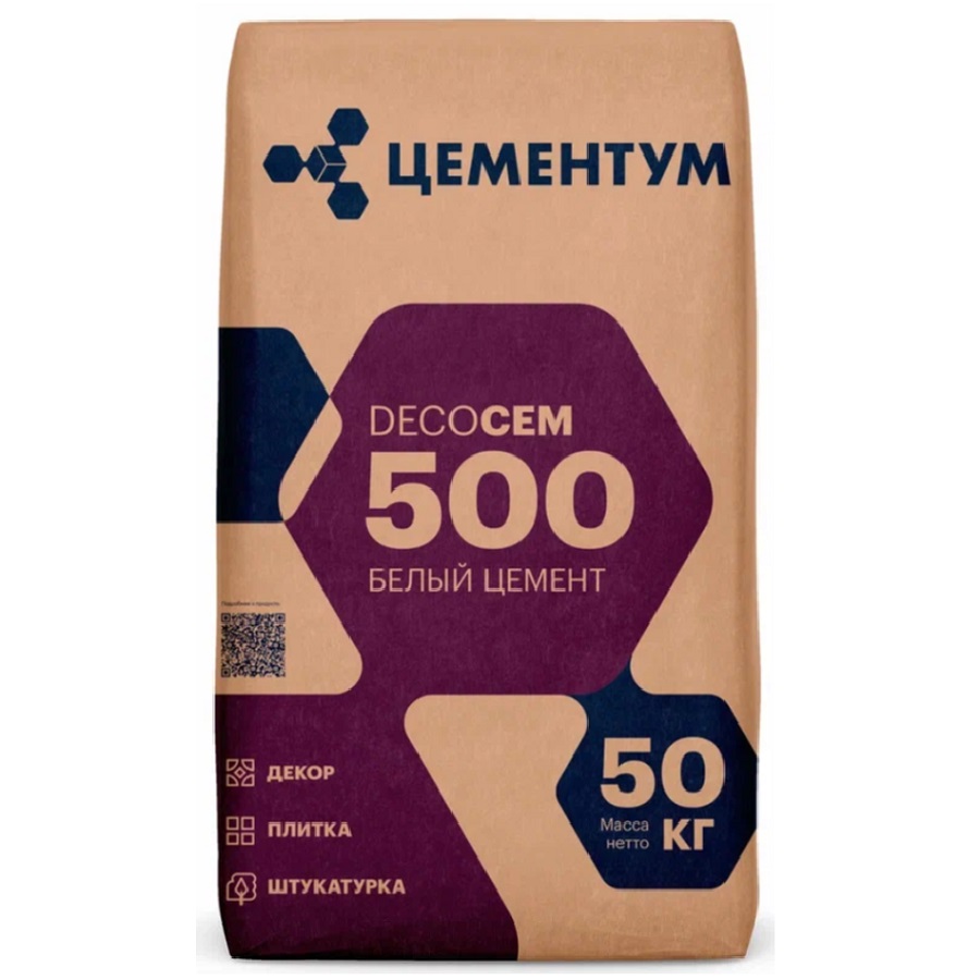 Цемент М-500 Д0 Цементум белый 50 кг купить в Туле - низкие цены от  компании «Домстрой»