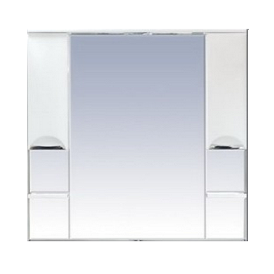 Зеркало-шкаф София 120 белая эмаль