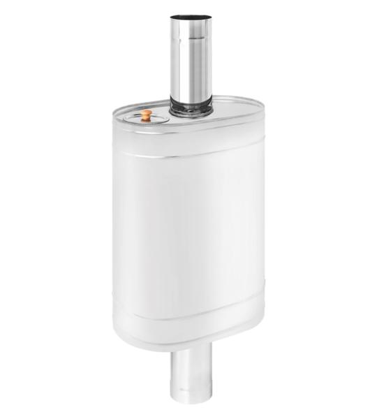 Бак на трубе 55л д.115 Овальный AISI 439 нержавейка