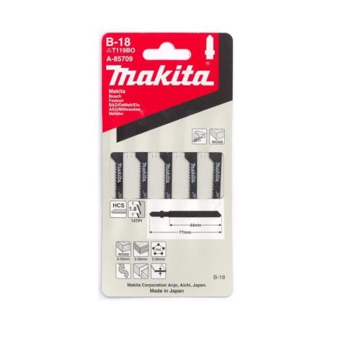 Пилки для лобзика Т-119В0 Makita 5шт