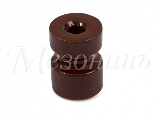 Изолятор CILINDRO, цвет - коричневый, ТМ "МезонинЪ", 20 (шт/уп) GE90025-04