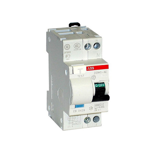 Автоматический выключатель дифференциальный АВВ DSH941R 1п+N C40A 30мА