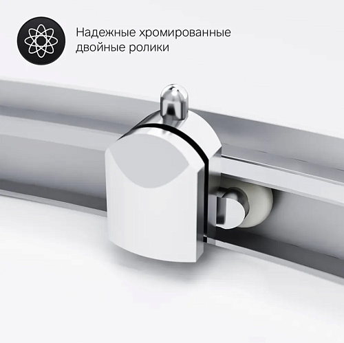 Душевое ограждение AM PM Gem 90х90, 1/4 круга,стекло позрачное, профиль матовое серебро, без поддона Душевое ограждение AM PM Gem 90х90, 1/4 круга,стекло позрачное, профиль матовое серебро, без поддона