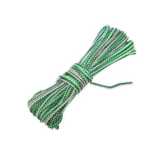 Шнур плетеный полипропиленовый зеленый диаметр 10мм