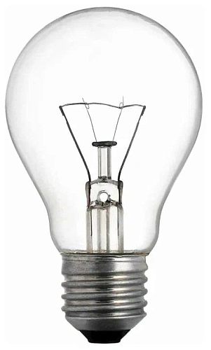 Лампа накаливания FAVOR A50  Е27 75Вт CL груша прозрачная