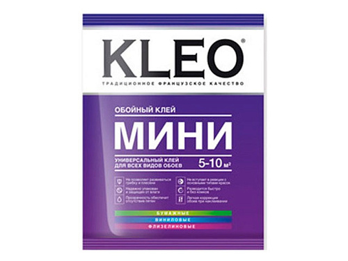Клей KLEO обойный мини Line Optima 5-10 универсальный 60гр (60)