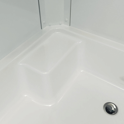 Душевая кабина Triton Коралл 120х80 В правая, стекл.мозаика,проф.белый, средн. под.,сифон, 6 мест Душевая кабина Triton Коралл 120х80 В правая, стекл.мозаика,проф.белый, средн. под.,сифон, 6 мест