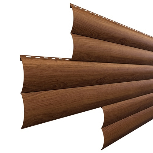 Сайдинг Woodstock-28x330 Ecosteel Мореный дуб 0,50мм Сайдинг Woodstock-28x330 Ecosteel Мореный дуб 0,50мм