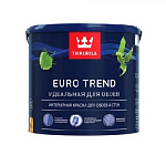 Краска водно-дисперсионная EURO TREND A для обоев и стен матовая 9 л