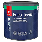 Краска водно-дисперсионная EURO TREND A для обоев и стен матовая 0,9л