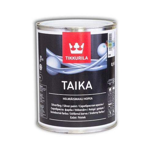 Краска перламутровая TAIKA HM серебро п/гл 0,9л